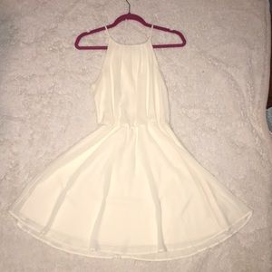 Cream Flowy Francesca’s Dress